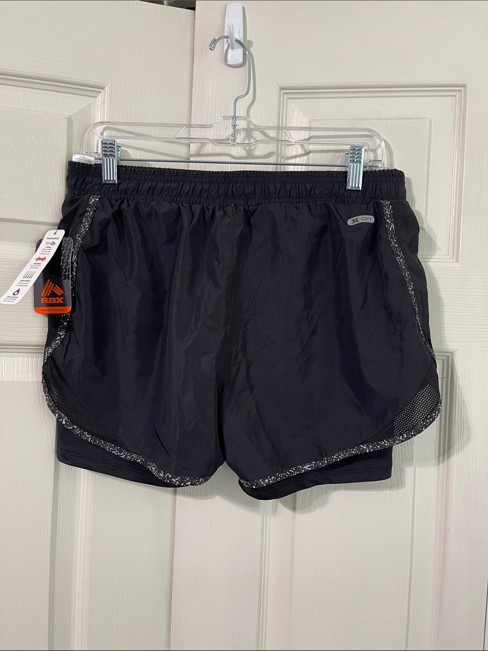 RBX Active Women’s 2-in-1 Running Shorts with Liner.   CONT O